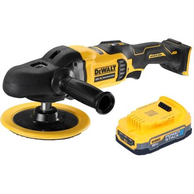 DeWalt, Schleifmaschine + Poliermaschine, DCM 849 N Akku Exzenter Poliermaschine 18 V 180 mm Brushless + 1x Powerstack Akku 1,7 Ah - (Exzenterpolierer) DeWalt, Schleifmaschine + Poliermaschine, DCM 849 N Akku Exzenter Poliermaschine 18 V 180 mm Brushless + 1x Powerstack Akku 1,7 Ah - (Exzenterpolierer)