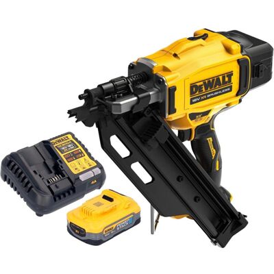 DeWalt, Tacker + Nagelpistole, DCN 930 H1 Akku Nagler 18 V 50 - 90 mm Brushless + 1x Powerstack Akku 5,0 Ah + Ladegerät (Nagelpistole) DeWalt, Tacker + Nagelpistole, DCN 930 H1 Akku Nagler 18 V 50 - 90 mm Brushless + 1x Powerstack Akku 5,0 Ah + Ladegerät (Nagelpistole)