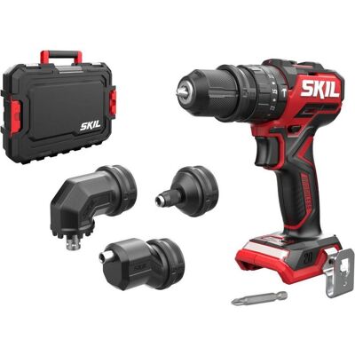 Skil, Bohrmaschine + Akkuschrauber, Akkubohrhammer mit Wechseladaptern (Schlagbohrmaschine) Skil, Bohrmaschine + Akkuschrauber, Akkubohrhammer mit Wechseladaptern (Schlagbohrmaschine)