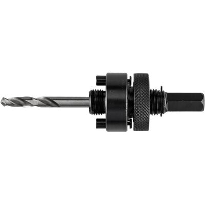 Graphite, Lochsäge, Adapter mit Vorbohrer für Bi-Metall-Lochsägen 32-152 mm, Hex Graphite, Lochsäge, Adapter mit Vorbohrer für Bi-Metall-Lochsägen 32-152 mm, Hex