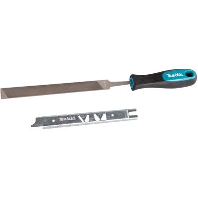 Makita, Raspel + Feile, Flat File And Depth Gauge (284 mm) Makita, Raspel + Feile, Flat File And Depth Gauge (284 mm)