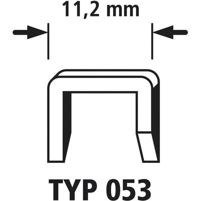 wolfcraft, Tackerklammern + Tackernägel, 1000 Breitrückenkl. D-Spitze Typ053 14mm wolfcraft, Tackerklammern + Tackernägel, 1000 Breitrückenkl. D-Spitze Typ053 14mm
