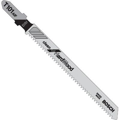 Bosch Professional Zubehör, Sägeblatt, PRO Hardwood clean T101AIF Stichsägeblatt, 100 mm, 5-tlg. Bosch Professional Zubehör, Sägeblatt, PRO Hardwood clean T101AIF Stichsägeblatt, 100 mm, 5-tlg.