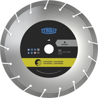 Tyrolit, Sägeblatt, Diamant-Trennscheibe DCU Basic* Universal 115 x 2/7 mm Baumaterialien Tyrolit, Sägeblatt, Diamant-Trennscheibe DCU Basic* Universal 115 x 2/7 mm Baumaterialien