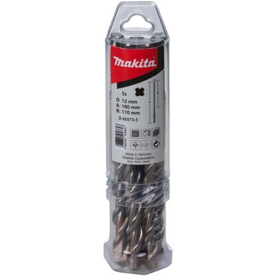 Makita B-46573-5 (VE5) - SDS-4Plus-Bohrer Set 12x160mm 5Stk. Makita B-46573-5 (VE5) - SDS-4Plus-Bohrer Set 12x160mm 5Stk.