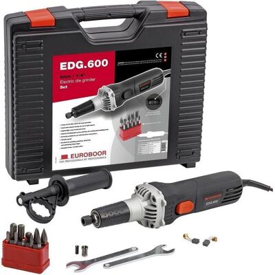 Euroboor, Schleifmaschine + Poliermaschine, 30514100007004 EDG.600 CASE Elektroschleifset, 220 V, 600 W, 27000 U/min (Geradschleifer) Euroboor, Schleifmaschine + Poliermaschine, 30514100007004 EDG.600 CASE Elektroschleifset, 220 V, 600 W, 27000 U/min (Geradschleifer)