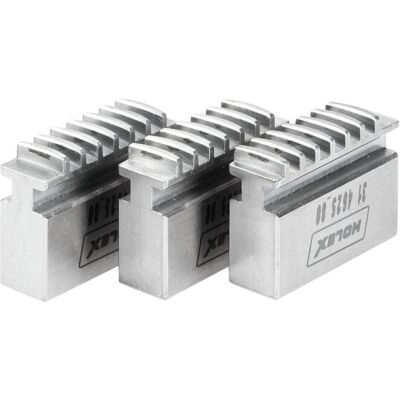 Holex, Zubehör Maschine, Blockbacken-Set 3-teilig, weich 80 mm Holex, Zubehör Maschine, Blockbacken-Set 3-teilig, weich 80 mm