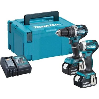 Makita, Bohrmaschine + Akkuschrauber, DLX 2181 (Bohrschrauber, Schlagschrauber) Makita, Bohrmaschine + Akkuschrauber, DLX 2181 (Bohrschrauber, Schlagschrauber)