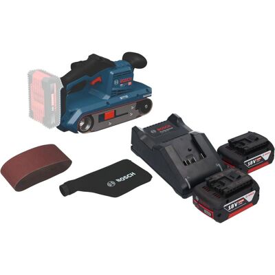 Professional, Schleifmaschine + Poliermaschine, Bosch GBS 18V-75 Akku Bandschleifer 18 V 76 x 533 mm Brushless + 2x Akku 5,0 Ah + Ladegerät (Bandschleifer) Professional, Schleifmaschine + Poliermaschine, Bosch GBS 18V-75 Akku Bandschleifer 18 V 76 x 533 mm Brushless + 2x Akku 5,0 Ah + Ladegerät (Bandschleifer)