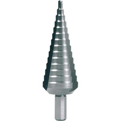 Ruko, Bohrereinsatz, Step drill HSS TiAlN Ø4-30 mm, 14 steps (4-30mm) Ruko, Bohrereinsatz, Step drill HSS TiAlN Ø4-30 mm, 14 steps (4-30mm)
