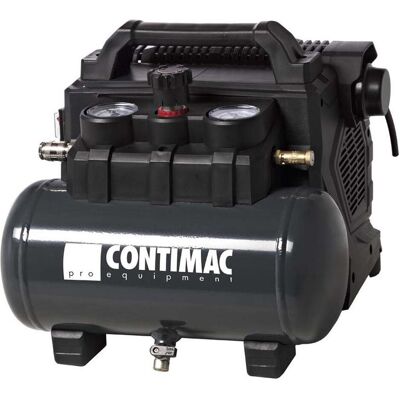 Contimac, Kompressor, 25405 Kompakter, leiser Hubkolbenkompressor 230 Volt (6 l, 8 Bar) Contimac, Kompressor, 25405 Kompakter, leiser Hubkolbenkompressor 230 Volt (6 l, 8 Bar)