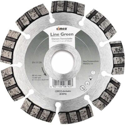 Cimco - CIM208742 - 115mm - Basalt - Diamant-Trennscheibe Cimco - CIM208742 - 115mm - Basalt - Diamant-Trennscheibe