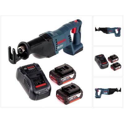 Bosch Professional, Säbelsäge, GSA 18 V-Li Akku Säbelsäge 18V + 2x Akku 5,0Ah + Ladegerät Bosch Professional, Säbelsäge, GSA 18 V-Li Akku Säbelsäge 18V + 2x Akku 5,0Ah + Ladegerät