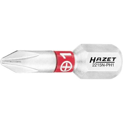 HAZET, Bits, Bit 2215N-PH1/3 ∙ Sechskant6,3 (1/4 Zoll) ∙ Kreuzschlitz Profil PH ∙ PH1 ∙ Anzahl Werkzeuge: … (Kreuz Phillips PH) HAZET, Bits, Bit 2215N-PH1/3 ∙ Sechskant6,3 (1/4 Zoll) ∙ Kreuzschlitz Profil PH ∙ PH1 ∙ Anzahl Werkzeuge: … (Kreuz Phillips PH)