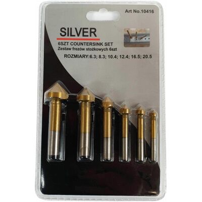 Silver, Fräser, POGŁĘBIACZ STOŻKOWYK PL. 6cz. 6,3-20,5 / Silver, Fräser, POGŁĘBIACZ STOŻKOWYK PL. 6cz. 6,3-20,5 /