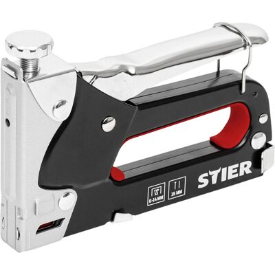 Stier, Tacker + Nagelpistole, Kombi-Handtacker KHT-100 3 in 1 + 300 Klammern Typ 53 (Tacker) Stier, Tacker + Nagelpistole, Kombi-Handtacker KHT-100 3 in 1 + 300 Klammern Typ 53 (Tacker)