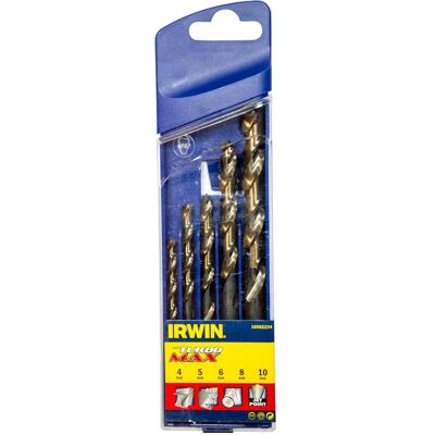 Stanley Bohrereinsatz, Drill set Turbomax 4-10? mm 5 pcs (10 mm, 4 mm, 5 mm, 6 mm, 8 mm) Stanley Bohrereinsatz, Drill set Turbomax 4-10? mm 5 pcs (10 mm, 4 mm, 5 mm, 6 mm, 8 mm)