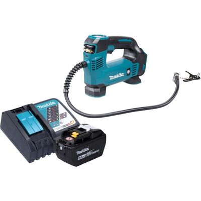 Makita, Kompressor, DMP 180 Z Akku Kompressor 18 V 8,3 bar + 1x Akku 9,0 Ah + Ladegerät (8.30 Bar) Makita, Kompressor, DMP 180 Z Akku Kompressor 18 V 8,3 bar + 1x Akku 9,0 Ah + Ladegerät (8.30 Bar)