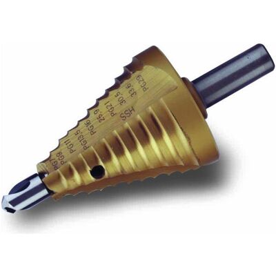 Cimco, Bohrereinsatz, HSS-TIN-Stufenbohrer (40.5 Millimeter) Cimco, Bohrereinsatz, HSS-TIN-Stufenbohrer (40.5 Millimeter)