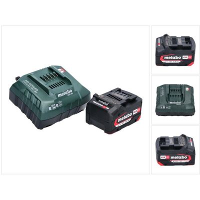 Metabo, Werkzeugakku + Ladegerät, Basis Set 1x Li-Power Akkupack 18 V 4,0 Ah CAS Li-Ion Akku ( 625027000 ) + ASC 55 Ladegerät ( (18 V) Metabo, Werkzeugakku + Ladegerät, Basis Set 1x Li-Power Akkupack 18 V 4,0 Ah CAS Li-Ion Akku ( 625027000 ) + ASC 55 Ladegerät ( (18 V)