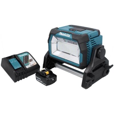 Makita, Arbeitsleuchte, DML 809 RM1 Akku LED Baustrahler 18 V 10000 lm + 1x Akku 4,0 Ah + Ladegerät (10000 lm) Makita, Arbeitsleuchte, DML 809 RM1 Akku LED Baustrahler 18 V 10000 lm + 1x Akku 4,0 Ah + Ladegerät (10000 lm)