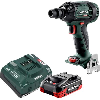 Metabo, Bohrmaschine + Akkuschrauber, SSW 18 LTX 300 BL Akku Schlagschrauber 18 V 300 Nm 1/2" Brushless + 1x LiHDX Akku 4,0 Ah + (Schlagschrauber) Metabo, Bohrmaschine + Akkuschrauber, SSW 18 LTX 300 BL Akku Schlagschrauber 18 V 300 Nm 1/2" Brushless + 1x LiHDX Akku 4,0 Ah + (Schlagschrauber)