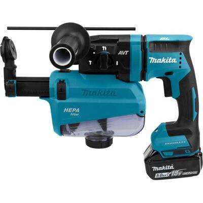 Makita, Bohrmaschine + Akkuschrauber, HAMMER WITH FORGING CAPACITY 18V 1.7J 2x5.0Ah + MANUAL SYSTEM DX05 DHR182TWJU Makita, Bohrmaschine + Akkuschrauber, HAMMER WITH FORGING CAPACITY 18V 1.7J 2x5.0Ah + MANUAL SYSTEM DX05 DHR182TWJU