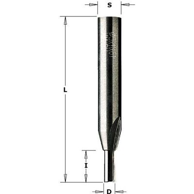CMT, Fräser, 174.030.11 3 mm Nutenfräser mit HM-Schaft auch an der Unterseite 8 mm CMT, Fräser, 174.030.11 3 mm Nutenfräser mit HM-Schaft auch an der Unterseite 8 mm
