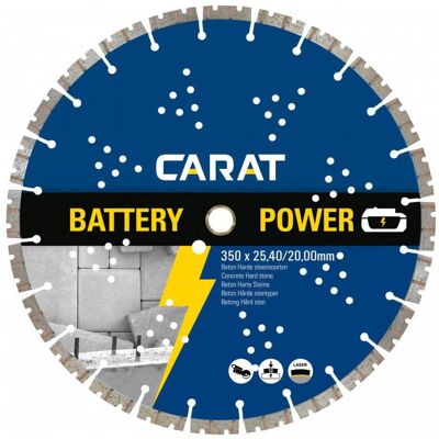 Carat, Sägeblatt, CBP3504200 Diamantsäge für Akku-Winkelschleifer Ø350mm Carat, Sägeblatt, CBP3504200 Diamantsäge für Akku-Winkelschleifer Ø350mm