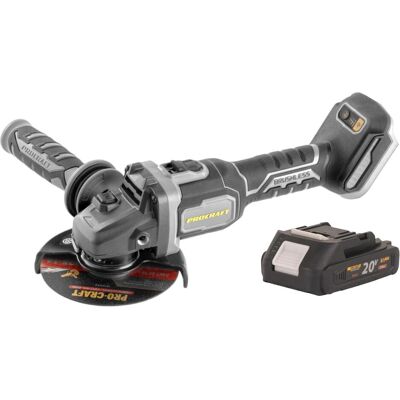 Procraft, Winkelschleifer, Industrial AG125Bbb Akku Winkelschleifer 20 V 125 mm Brushless + 1x Akku 2,0 Ah - ohne (125 mm) Procraft, Winkelschleifer, Industrial AG125Bbb Akku Winkelschleifer 20 V 125 mm Brushless + 1x Akku 2,0 Ah - ohne (125 mm)