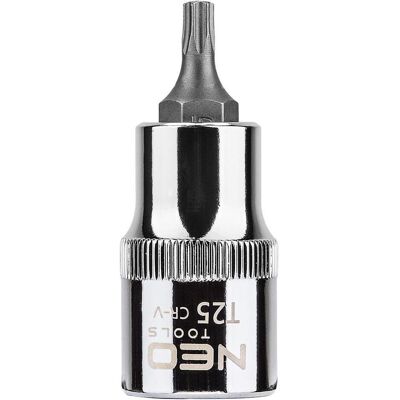 Topex, Bits, Torx-Bit auf 1/2"-Einsatz, T25 x 55 mm Topex, Bits, Torx-Bit auf 1/2"-Einsatz, T25 x 55 mm
