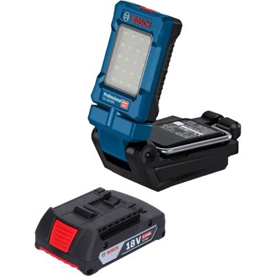 Bosch Professional, Arbeitsleuchte, GLI 18V-800 Professional Akku Leuchte 18 V 800 lm + 1x Akku 2,0 Ah - ohne Ladegerät (800 lm) Bosch Professional, Arbeitsleuchte, GLI 18V-800 Professional Akku Leuchte 18 V 800 lm + 1x Akku 2,0 Ah - ohne Ladegerät (800 lm)