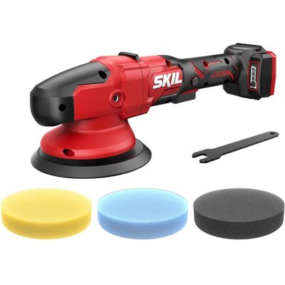 Skil, Schleifmaschine + Poliermaschine, Akku-Exzenterpolierer (Exzenterschleifer) Skil, Schleifmaschine + Poliermaschine, Akku-Exzenterpolierer (Exzenterschleifer)