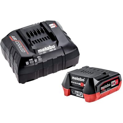 Metabo, Werkzeugakku + Ladegerät, Basis Set 1x LiHD Akkupack 12 V 4,0 Ah Akku ( 625349000 ) + ASC 55 Ladegerät ( 627044000 ) (12 V) Metabo, Werkzeugakku + Ladegerät, Basis Set 1x LiHD Akkupack 12 V 4,0 Ah Akku ( 625349000 ) + ASC 55 Ladegerät ( 627044000 ) (12 V)