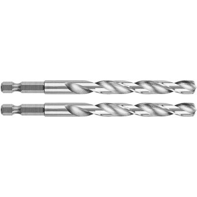 Graphite, Bohrereinsatz, Sechskant-Metallbohrer 7,5 mm, 2 Stück. (7,5 mm) Graphite, Bohrereinsatz, Sechskant-Metallbohrer 7,5 mm, 2 Stück. (7,5 mm)