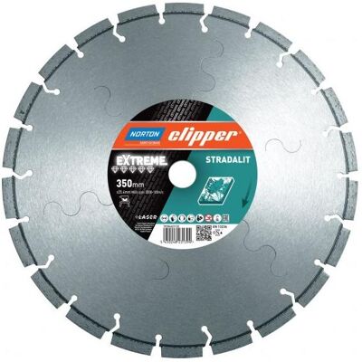 Symantec Norton Clipper, Sägeblatt, Clipper 70184621132 Extreme Stradalit Diamant-Sägeblatt 350 x 25,4 mm Symantec Norton Clipper, Sägeblatt, Clipper 70184621132 Extreme Stradalit Diamant-Sägeblatt 350 x 25,4 mm