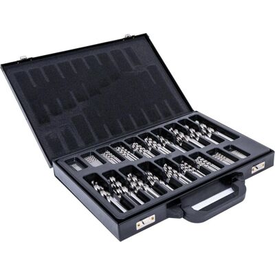 Stier, Bohrereinsatz, Spiralbohrer-Set Premium DIN 338 HSS-Co5 1-10mm 0,5mm steigend 170-teilig (1 mm, 1.5 mm, 10 mm, 2 mm, 2.5 mm, 3 mm, 3.5 mm, 4 mm, 4.5 mm, 5 mm, 5.5 mm, 6 mm, 6.5 mm, 7 mm, 7.5 mm, 8 mm, 8.5 mm, 9 mm, 9.5 mm) Stier, Bohrereinsatz, Spiralbohrer-Set Premium DIN 338 HSS-Co5 1-10mm 0,5mm steigend 170-teilig (1 mm, 1.5 mm, 10 mm, 2 mm, 2.5 mm, 3 mm, 3.5 mm, 4 mm, 4.5 mm, 5 mm, 5.5 mm, 6 mm, 6.5 mm, 7 mm, 7.5 mm, 8 mm, 8.5 mm, 9 mm, 9.5 mm)