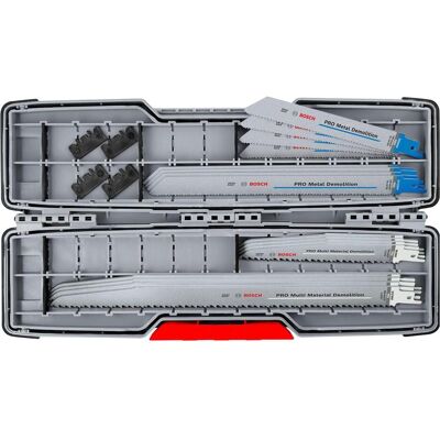 Bosch Professional Zubehör, Sägeblatt, PRO Tough Box Demolition Blatt-Set, 16-tlg. Bosch Professional Zubehör, Sägeblatt, PRO Tough Box Demolition Blatt-Set, 16-tlg.