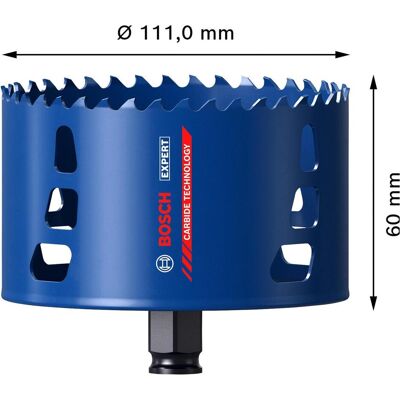 Bosch Profi 111mm Hartmetall Lochsäge - Bohrzubehör Bosch Profi 111mm Hartmetall Lochsäge - Bohrzubehör