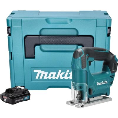 Makita, Stichsäge, JV 101 DA1J Akku Stichsäge 12 V max. 65 mm + 1x Akku 2,0 Ah + Makpac - ohne Ladegerät Makita, Stichsäge, JV 101 DA1J Akku Stichsäge 12 V max. 65 mm + 1x Akku 2,0 Ah + Makpac - ohne Ladegerät