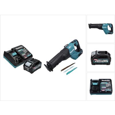 Makita, Säbelsäge, JR 001 GM1 Akku Reciprosäge 40 V max. Brushless Säbelsäge XGT + 1x Akku 4,0 Ah + Ladegerät - Makita, Säbelsäge, JR 001 GM1 Akku Reciprosäge 40 V max. Brushless Säbelsäge XGT + 1x Akku 4,0 Ah + Ladegerät -