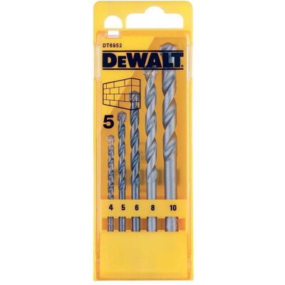 DeWalt, Bohrereinsatz, DT6952QZ (10 mm, 4 mm, 5 mm, 6 mm, 8 mm) DeWalt, Bohrereinsatz, DT6952QZ (10 mm, 4 mm, 5 mm, 6 mm, 8 mm)