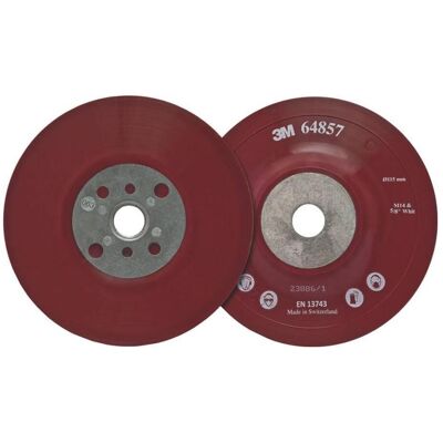3M Schleifmittel, 64857 ™ Hochleistungsstützteller flach, rot, 115 mm, M14, flexibel Durchmesser 115mm (120+, 60+, 80+) 3M Schleifmittel, 64857 ™ Hochleistungsstützteller flach, rot, 115 mm, M14, flexibel Durchmesser 115mm (120+, 60+, 80+)