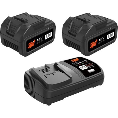 Spit, Werkzeugakku + Ladegerät, Energy pack 2x5Ah2x5Ah Akku und Ladegerät054548 (18 V) Spit, Werkzeugakku + Ladegerät, Energy pack 2x5Ah2x5Ah Akku und Ladegerät054548 (18 V)