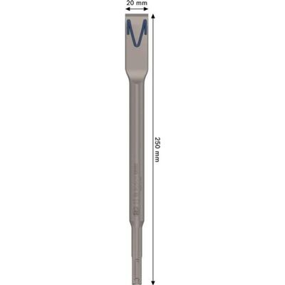 Bosch Professional Zubehör, Meissel, EXPERT SDS plus-8C Flachmeissel, 20x250 mm (20 mm) Bosch Professional Zubehör, Meissel, EXPERT SDS plus-8C Flachmeissel, 20x250 mm (20 mm)