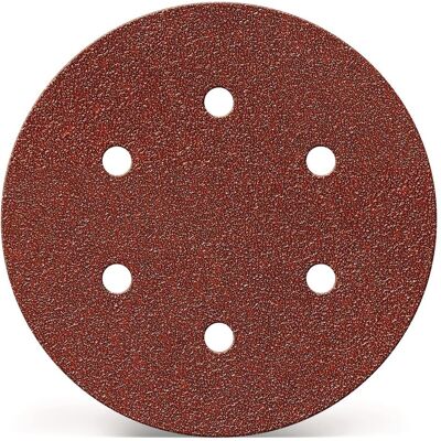 Tecwerk, Schleifmittel, Haftschleifscheibe GLS 3 150 mm Körnung 40 für Holz / Metall Korund Lochanzahl 6 (40) Tecwerk, Schleifmittel, Haftschleifscheibe GLS 3 150 mm Körnung 40 für Holz / Metall Korund Lochanzahl 6 (40)