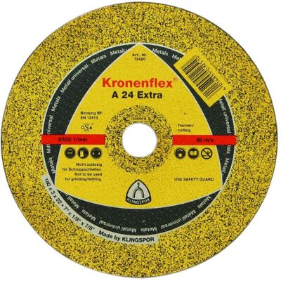 Klingspor, Sägeblatt, A 24 Extra - Trennscheiben 115 x 2,5 x 22,23 mm Klingspor, Sägeblatt, A 24 Extra - Trennscheiben 115 x 2,5 x 22,23 mm