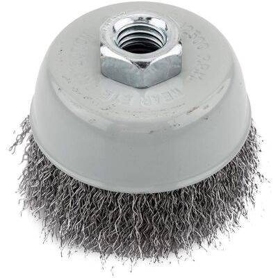 Graphite, Schleifmittel, 75 mm Drahtbürste, gewellter Draht, Stahl, M14 Graphite, Schleifmittel, 75 mm Drahtbürste, gewellter Draht, Stahl, M14