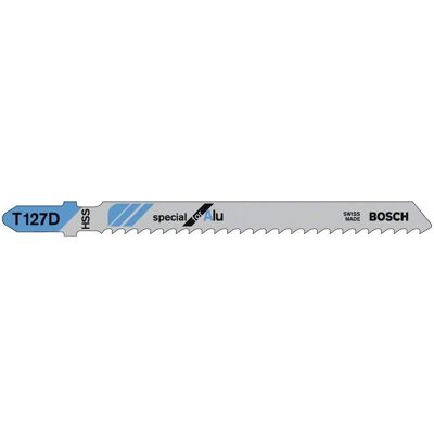 Bosch Zubehör, Sägeblatt, Stichsägeblatt HSS, T 127 D Special for Alu Bosch Zubehör, Sägeblatt, Stichsägeblatt HSS, T 127 D Special for Alu