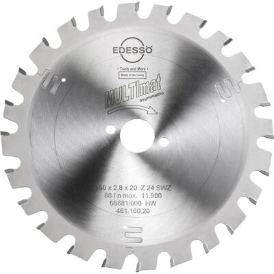 Edessö HW Kreissägeblatt Präzision 160 x 2,8 x 20 mm Z24 SWZ Edessö HW Kreissägeblatt Präzision 160 x 2,8 x 20 mm Z24 SWZ
